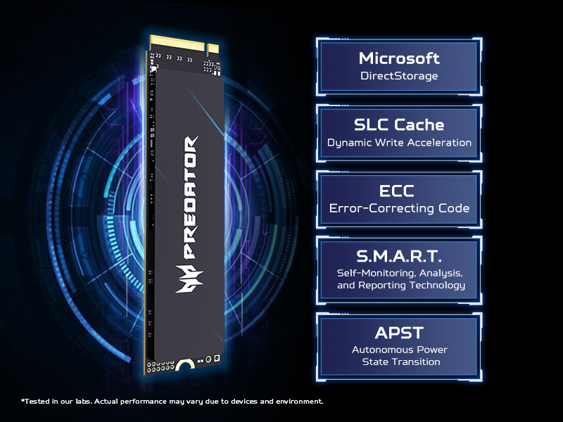 Advantages of Predator GM9000 NVMe Gen 5 SSD