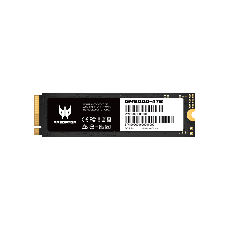 Predator GM9000 Gen 5 NVMe 4TB SSD